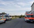 Bild: flm
Da die Stegwiesenstraße derzeit nicht erreichbar ist, muss das BRK in Waldsassen improvisieren, beispielsweise hier am Gründerzentrum.