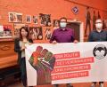 Bild: ANDREAS ROYER
Flagge gegen das Verdrängen zeigen im Capitol (von links) die stellvertretende Sulzbach-Rosenberger Juso-Vorsitzende Katharina Rösel, Verdi-Bezirksvorsitzender Stefan Dietl sowie Juso-Vorsitzender Noah Pawlica.
