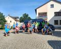 Bild: Susanne Stock/exb
Die Teilnehmer der Jeder-Radtour.