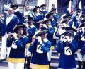 Bild: u
Vor dem New Yorker Rathaus hatte der Musikzug am 19. September 1975 seinen ersten Auftritt in einem anderen Erdteil. Tags darauf führten die 65 Hirschauer Spielleute die Steuben Parade mit 14 000 Teilnehmern an.