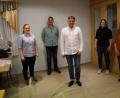 Bild: wel
Christian Schönberger (Mitte) steht als Vorsitzender weiterhin an der Spitze des Pferdesportvereins. Mit im Bild (von links): Melanie Meier, Manfred Maier, Veronika Eberhard, Gabriele Pößl.