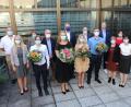 Bild: Kliniken Nordoberpfalz AG, Michael Reindl
Bei der Absolventenfeier der Gesundheits- und Krankenpfleger freut sich das Team der Kliniken Nordoberpfalz AG und der Akademie für Gesundheit New Life über tolle Ergebnisse.