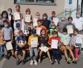 Bild: du
Urkunden und tolle Preise gab es für die 21 Kinder aus Schirmitz, Bechtsrieth, Trebsau, Irchenrieth und Weiden, die sich an der Aktion "Sommer-Leseclub" der Gemeindebücherei Schirmitz beteiligt hatten.