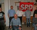 Bild: fpoz
Das neue Vorstandsteam der Waldershofer Sozialdemokraten: Hinten von links Florian Dick, Christian Fritsch, Gerhard Greger, Markus Burger und Jürgen Ranft, vorne von links Günter Raithel und Barbara Diener.