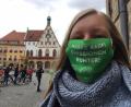 Bild: upl
Rund 100 Teilnehmer kamen zur ersten Klima-Demo nach dem Lockdown am Freitag auf den Amberger Marktplatz.