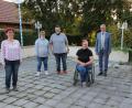 Bild: kro
Der Behindertenbeirat der Stadt Tirschenreuth mit (von links) Petra Reger, Heike Sellner, Erich Sellner, Behindertenbeauftragter Martina Sötje, Bürgermeister Franz Stahl und Rudi Feichtinger. Es fehlten Christa Prauschke, Gabriele Englmann und Susanne Fröhlich-Wagner.