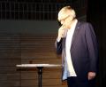 Bild: fsb
Der Kabarettist Mathias Tretter bei seinem „Futura“-Auftritt.