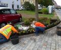 Bild: rn
Das Beet am Stadtplatz wird wieder bunt.