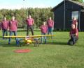 Bild: exb
Das Team des MFV Achtel ist stolz auf den Nachwuchs. Der erst elfjährige Peter Kummer (Mitte) zeigt großes Talent.
