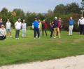 Bild: Golfclub Stiftland/exb
Die erfolgreichsten Teilnehmer der Vierer-Clubmeisterschaft auf der Anlage des Golfclubs Stiftland.