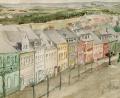 Bild: hev
Das Bild vom Karlsplatz hat die Eschenbacher Künstlerin Jenny Sponer (1904 bis 1984) in den 1950er Jahren gemalt.