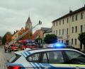Bild: jma
Die Durchfahrt am Stadtplatz war während des Einsatzes durch die Einsatzkräfte gesperrt.