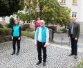 Bild: Stefan Malzer, Landkreis Tirschenreuth/exb
Landrat Roland Grillmeier (rechts) und Sachgebietsleiterin Birgit Üblacker (Zweite von links) freuen sich über die Besetzung der Stelle als Biodiversitätsberaterin durch Nicole Bergler (links) sowie für Dr. Peter Fleischmann, der für Naturschutz an der Unteren Naturschutzbehörde am Landratsamt zuständig ist.