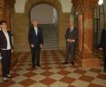 Bild: gib
Zu einem Jahr im Amt gratulierten dem Regensburger Amtsgerichtsdirektor Harald Müller (Zweiter von links) die Regensburger Landgerichtspräsidentin Sybille Dworazik (von links), Oberlandesgerichtspräsident Thomas Dickert und dessen Stellvertreterin Waltraut Bayerlein.