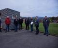 Bild: eib
Die Ehrengäste freuen sich über das gelungene Projekt: (von links). Ehrenvorstand Josef Betz, Ehrenmitglied Erich Schlicker, Bürgermeister Manfred Dirscherl, MdL Alexander Flierl, Fußball-Verbandsvorsitzender Oberpfalz Thomas Graml, Vorstand Josef Hellerbrand, ILE-Manager Christian Karl und Zweiter Vorstand Engelbert Horn.