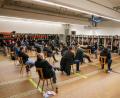 Bild: egl
Mit ausreichend Abstand trafen sich die Kommandanten und Vorsitzenden der Gemeinden Freudenberg und Kümmersbruck.