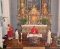 Bild: gi
Den Festgottesdienst in der Wieskirche zum Übersetzungsfest hielt heuer der neue Pfarrer Udo Klösel mit Diakon Herbert Sturm im kleinen Rahmen bedingt durch die Corona-Pandemie.