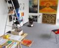 Bild: Wolfgang Herzer
Uwe Müller, Kunstverein und AK Kunst, bereitet die Ausstellung vor.