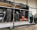 Bild: Hauptzollamt Regensburg/exb
In Kartons fanden Zollbeamte in Selb bei einer Kontrolle eines Kleintransporters rund 500.000 Schmuggelzigaretten.
