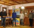 Bild: gac
Der neue Kreisvorstand der FDP Amberg-Sulzbach (von links): Reinhard Holzki (Beisitzer), Fabian Bischof (Vorsitzender), Christian Weiß (stellvertretender Vorsitzender), Achim Groth (Schatzmeister), Kilian Taubmann (Schriftführer) und Markus Lang (Beisitzer, nicht im Bild).