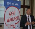 Archivbild: Benkhardt
Jürgen Preisinger, Vorsitzender des Kreisjugendrings Tirschenreuth, gab Tipps zur Gründung eines Jugendparlaments.
