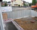 Bild: fpoz
Nach dem Abriss des Schwesternwohnheimes mussten zusätzlich eine Stützmauer erneuert und ein Teil des Kanals saniert werden.