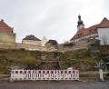 Bild: Andreas Royer
Im Bereich des Stiber-Festplatzes Auf der Schanze läuft derzeit die Stadtmauer-Sanierung. Künftig sollen dort auch zwei Bühnen auf den Wallanlagen für mehr Attraktivität sorgen.