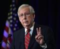 Bild: Timothy D. Easley/dpa
Senator Mitch McConnell, Mehrheitsführer der Republikaner, hält die Präsidentenwahl in den USA noch nicht für entschieden.