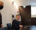 Bild: Stefan Malzer, Landratsamt Tirschenreuth/exb
Landrat Roland Grillmeier (Mitte) begrüßt die Digitalisierungsbeauftragten der Oberpfälzer Landratsämter. Mit dabei waren Simon Haberkorn (links) von der EDV-Abteilung und Hauptamtsleiter Wolfgang Fenzl.