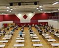 Bild: bph
Ab Anfang September durften die Orchesterproben der Jugendblaskapelle mit Zustimmung der Stadt Nabburg in der Nordgauhalle abgehalten werden. Gerade die großen Besetzungen treffen die derzeit geltenden Abstandsregelungen mit zwei Meter von Musiker zu Musiker sehr hart.