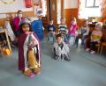 Bild: Ursula Roper/exb
Wegen der Pandemie fand die Martinsfeier des evangelischen Kindergartens in den einzelnen Gruppen statt.