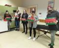 Bild: Ingrid Leser/exb
An der Aktion „Weihnachten im Schuhkarton“ nahm auch die Jugend des OWV Bärnau teil .