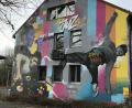 Bild: Julia Zimmermann/exb
Die neue Fassade des Jugendzentrums Weiden ist endlich in Gänze zu sehen: Vergangenen Samstag wurde das Gerüst abgebaut.