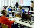Bild: njn
Mit Abstand und Mund-Nase-Schutz absolvierten die Lehrer des Berufsbildungszentrums ihren Fortbildungstag.