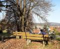 Bild: Sabrina Stoiber/exb
Der Blick auf Weiding und Stadlern offenbart sich auf dem herbstlichen Motiv, das Sabrina Stoiber bei der ILE Brückenland Bayern-Böhmen eingereicht hat.