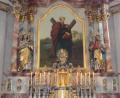 Bild: amö
Altarbild des heiligen Andreas in der Winklarner Pfarrkirche.