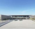 Bild: Godelmann/exb
Der oberpfälzische Beitrag zum neuen Berliner Flughafen: 600 000 Steine und Platten aus den Höglinger Produktionsstätten des Unternehmens Godelmann liegen auf dem Willy-Brandt-Platz vor dem Terminal.