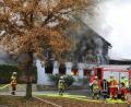 Bild: njn
Rund 130 Feuerwehrleute waren am Einsatzort. Es dauerte rund zwei Stunden, bis das Feuer unter Kontrolle gebracht werden konnte.