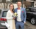 Bild: sei
Stefanie und Benjamin König heirateten standesamtlich in Mantel.