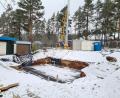 Bild: sne
Der Umriss des neuen Chemiegebäudes ist bereits ausgehoben und wird vom ersten Schnee bedeckt. Der Bauausschuss beschloss eine Erweiterung.