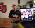 Bild: e
Vorsitzender Christoph Richter moderiert den Kameradschaftsabend der Kümmersbrucker Feuerwehr.