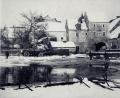 Bild: Kultur- und Militärmuseum Grafenwöhr
Eisgewinnung aus dem Stadtweiher im Jahr 1908.