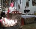 Bild: rgl
Beim Patrozinium St. Nikolaus in Luhe tritt St. Nikolaus an den Ambo. In Versform zieht er eine kleine Bilanz.