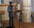 Bild: jzk
Elena Rodler mit dem Tenorhorn und Josef Zaglmann an der Orgel spielten am zweiten Adventssonntag in der Stadtpfarrkirche.