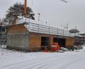 Bild: kro
Die Bauarbeiten für das Multifunktionsgebäude in Großkonreuth gehen zügig voran.