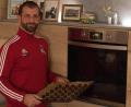 Bild: mr
Mario Quast hantiert mit Backblech und Ofen ebenso gerne wie mit dem Fußball.