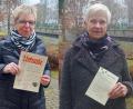 Bild: Erich Kummer
Für ihr Engagement bei den Germania-Keglern bekommen Gisela Hegebart (links) und Uschi Pabst eine Ehrung.