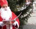 Screenshot: hl
Der Nikolaus bei seiner Videobotschaft an die Waldecker Löschzwerge.