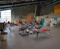 Bild: Maximilian Lang/exb
Auch die neue Turnhalle der Neunburger kam in diesem Jahr als Blutspende-Lokal zum Einsatz.