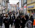 Bild: Stephan Huber
So sah es am Montag um 15 Uhr in der Innenstadt von Amberg aus. Noch etwas mehr war am Dienstag vor Geschäftsschluss los.